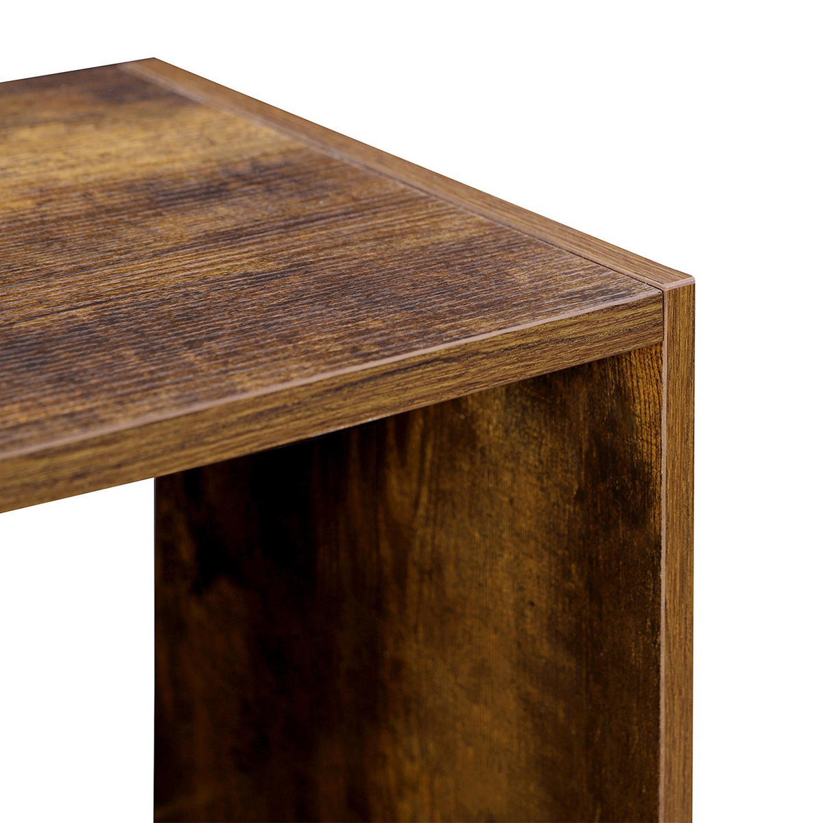 BÜCHERREGAL WÜRFELREGAL - Braun, Holzwerkstoff (30/100/97.5cm) - Hansiro