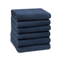 HANDTÜCHER, 6er-Set, 50x100 cm, 100% Baumwolle, Blau - Dunkelblau, Textil (50/100cm) - Zollner