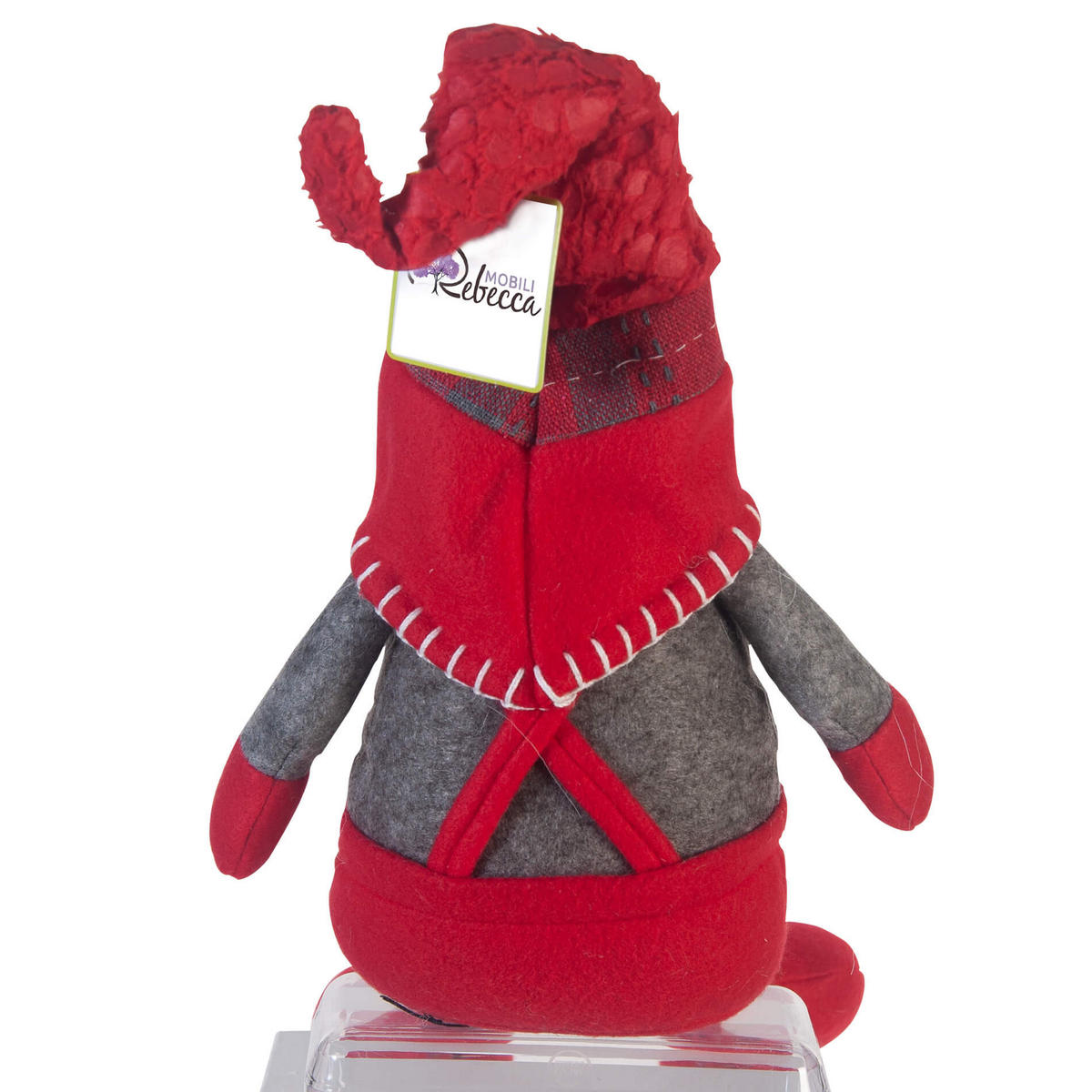 WEIHNACHTSGNOM Rot 14/10/67 cm - Rot, Textil (14/67/10cm) - Mobili Rebecca