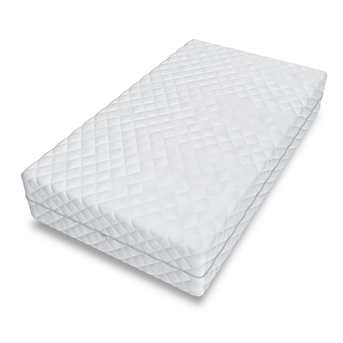 TASCHENFEDERKERNMATRATZE Angelo - Weiß, Textil (140/200cm) - FDM
