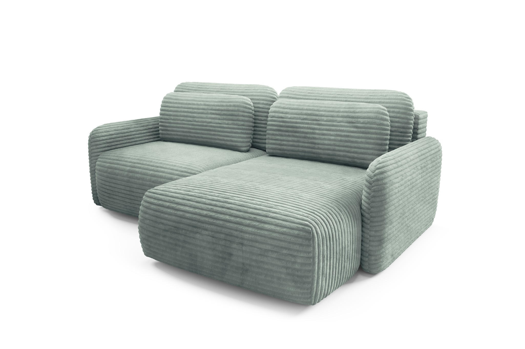 Fun Möbel Ecksofa Grün 240x165 cm