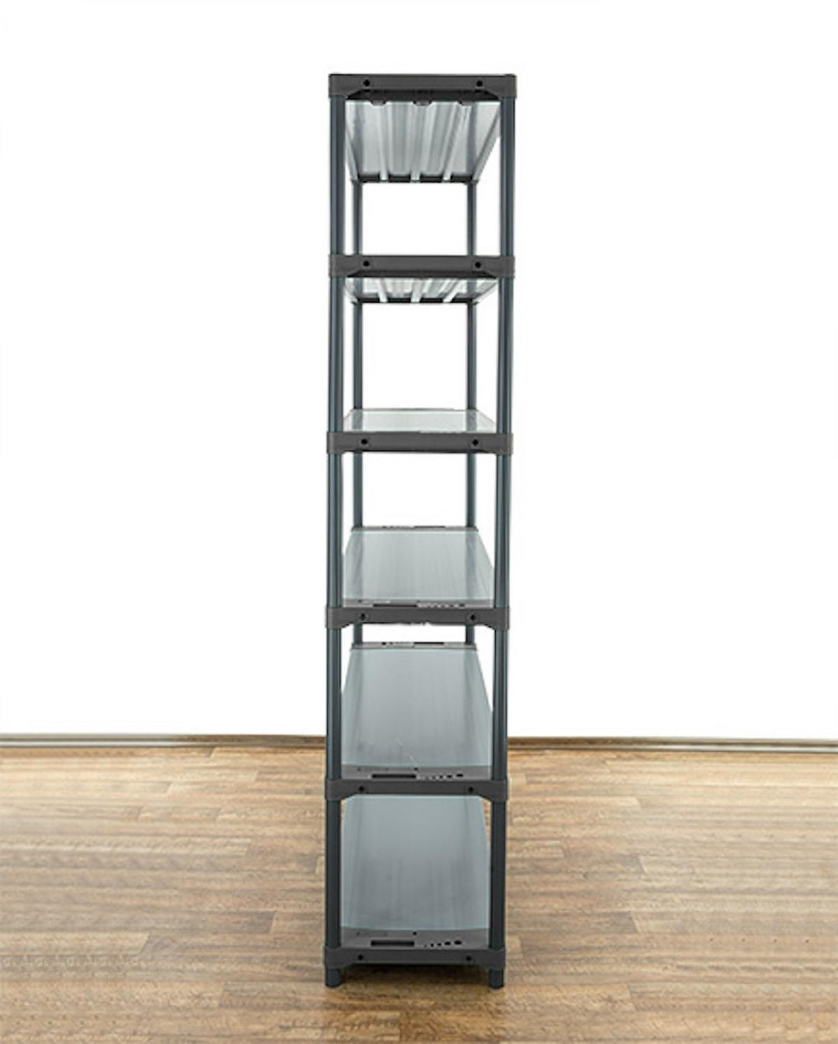 KUNSTSTOFFREGAL GREY BEAR Extra-Tall 220x140x46cm Fachlast 70kg Grau - Grau, Kunststoff (140/222/46cm) - PROREGAL