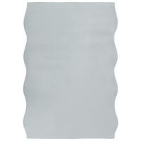 TEPPICH Hellgrau 160/230 cm Dawa - Hellgrau/Grau, Kunststoff (160/230cm) - Beliani