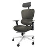 BÜROSTUHL ProSeat Anthrazit - Anthrazit/Silberfarben, Kunststoff/Textil (70/145/70cm) - Clouvou