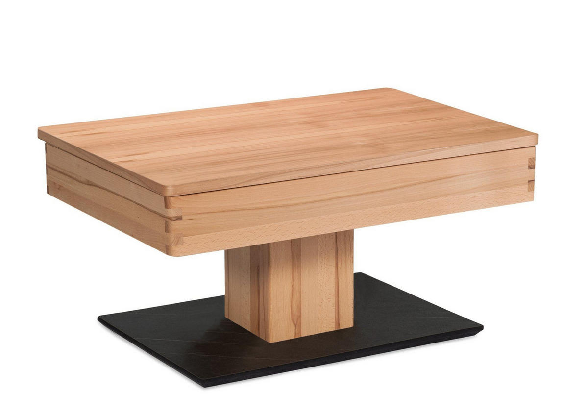 FUNKTIONSTISCH Celesta 90x60x43 höhenverstellbar;diagonal verschiebbar Kernbuche - Kernbuche, Holz (90/60/43cm) - 58aufmkessel