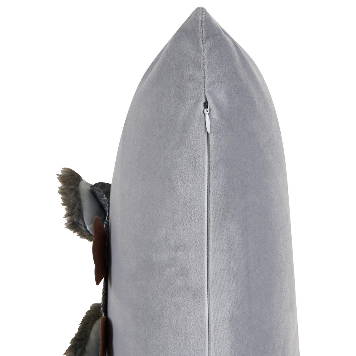 DEKOKISSEN 2er-Set Grau 45/45 cm Ophrys - Grau, Textil (45/45cm) - Beliani