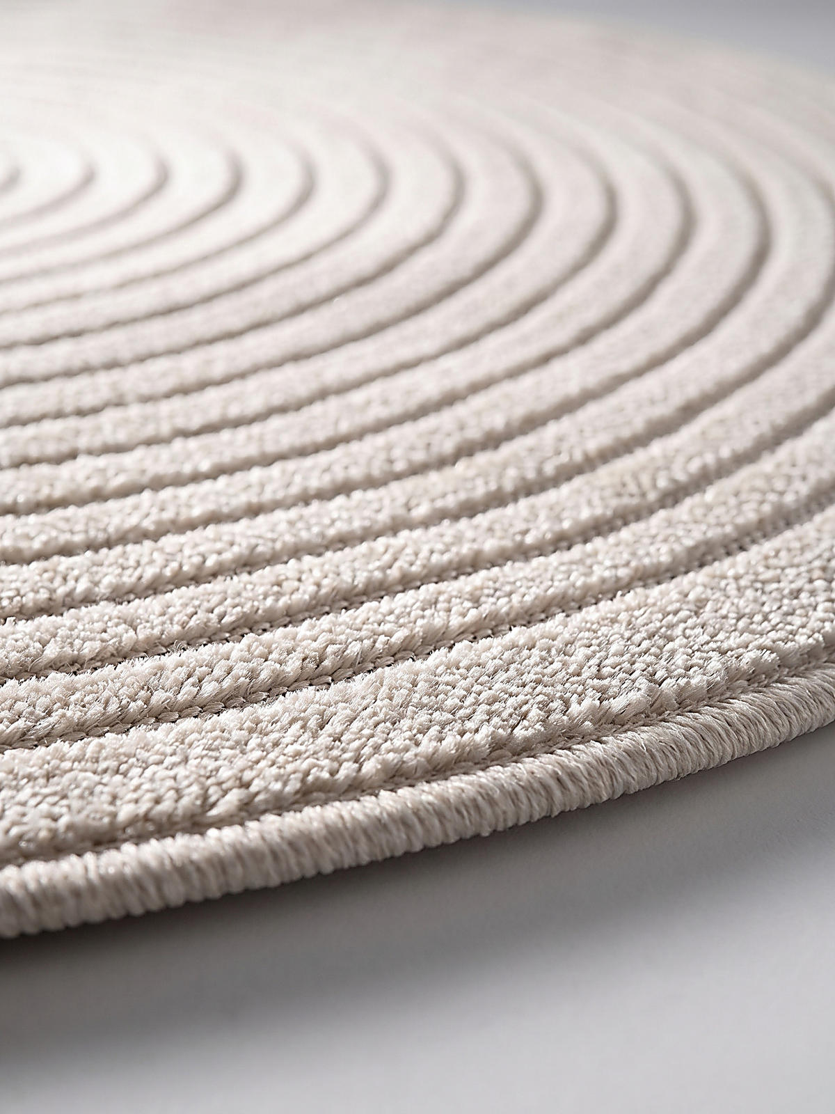 TEPPICH Outdoor Abstrakt MEZEN Polypropylen Beige 160 x 160 cm - Beige, Textil (160/160cm) - KADIMA DESIGN