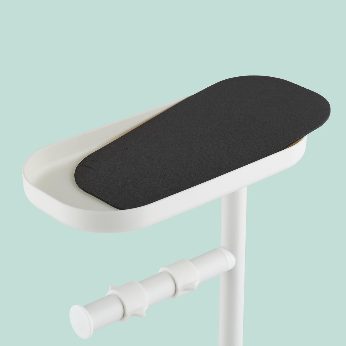 WC-GARNITUR - Weiß, Kunststoff/Metall (23/65/17cm) - Relaxdays