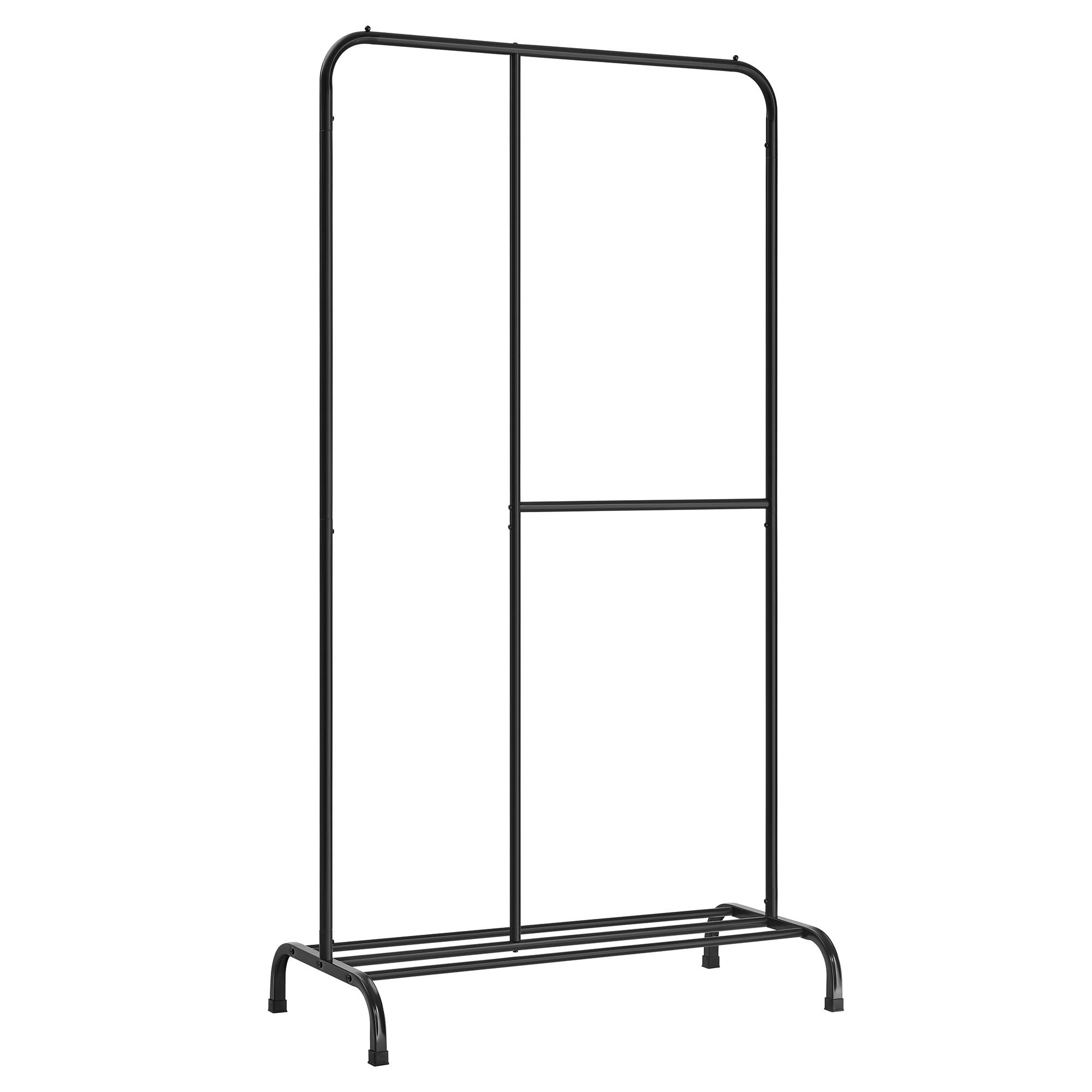 KLEIDERSTÄNDER Pallas - Schwarz, Metall (50/195/105cm) - SONGMICS