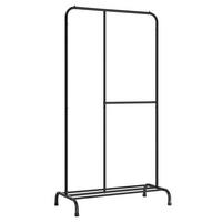 KLEIDERSTÄNDER Pallas - Schwarz, Metall (50/195/105cm) - SONGMICS