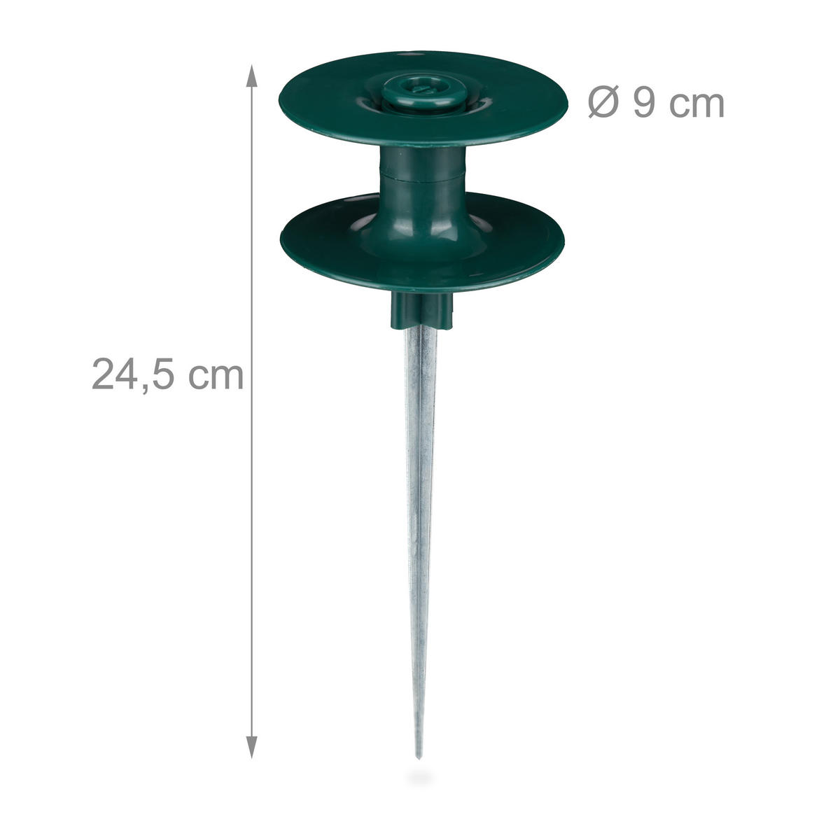 6XSCHLAUCHFÜHRUNG - Multicolor, Kunststoff/Metall (9/24.5/9cm) - Relaxdays