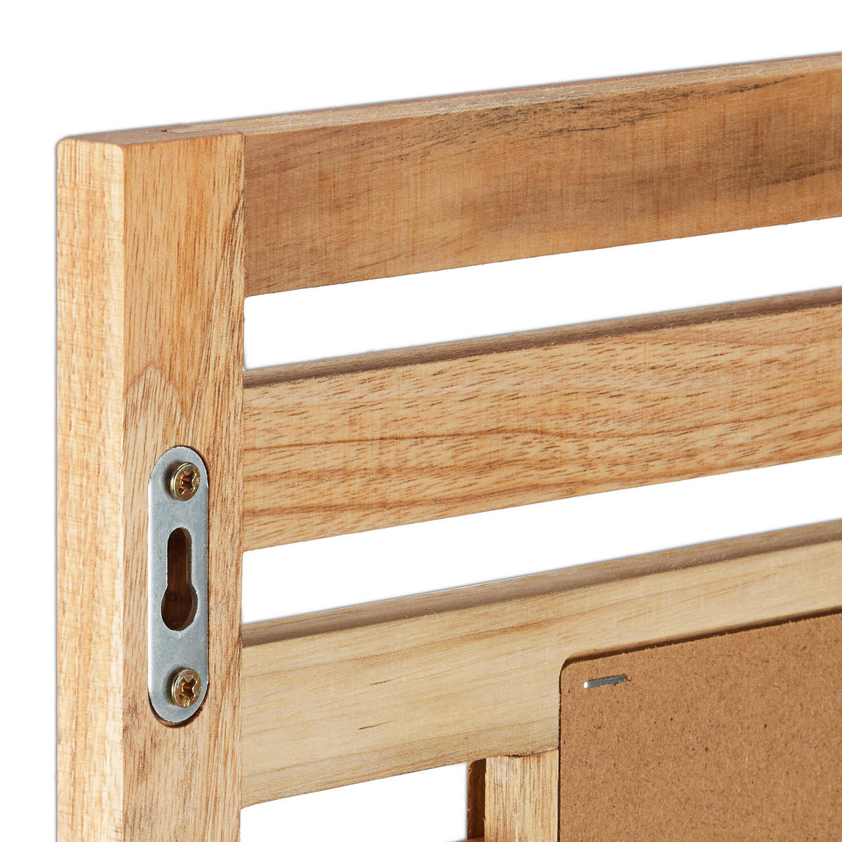 BADSPIEGEL - Hellbraun, Glas/Holz (50/70/12cm) - Relaxdays