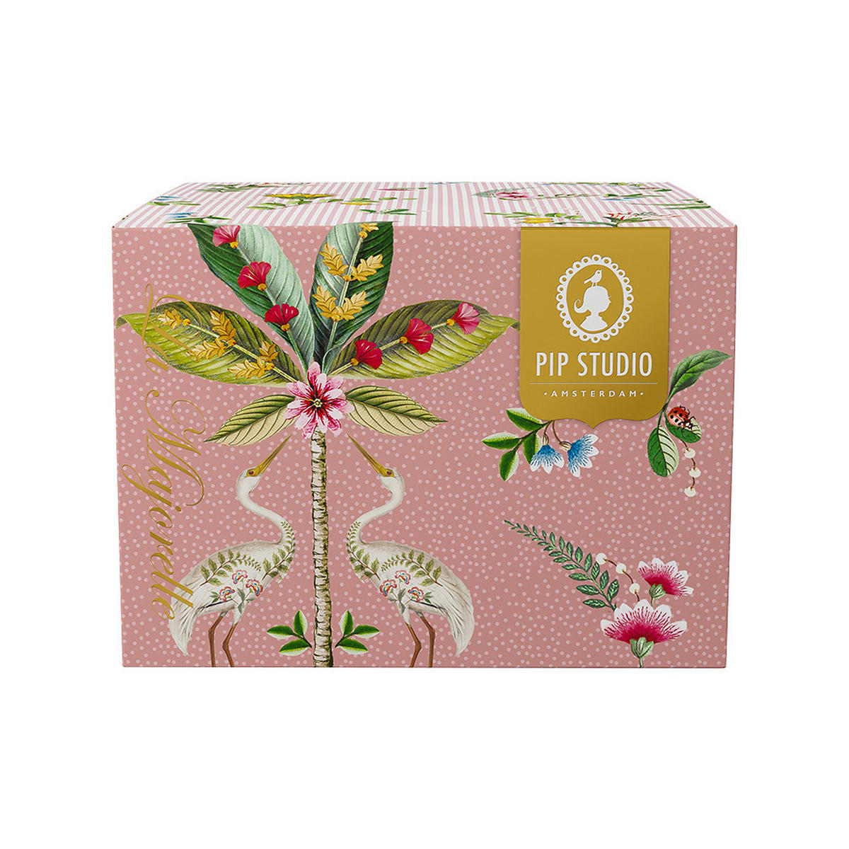 TASSEN & UNTERTASSEN 2er-Set La majorelle rosa 280 ml - Rosa, Keramik (16.8/12.2/16.8cm) - Pip Studio