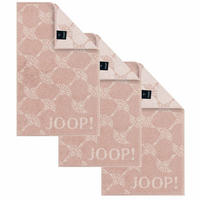 GÄSTETUCH Unisex Classic Frottier Rosa 3er Pack Baumwolle - Rosa, Textil (200/135cm) - Joop!