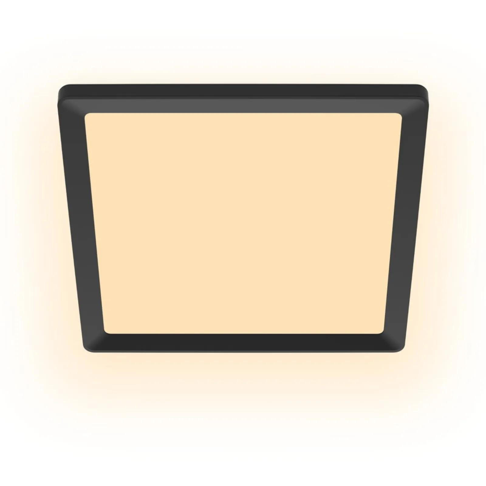 DECKENLEUCHTE SceneSwitch Schwarz - Schwarz, Kunststoff (39.5/39.5/3.7cm) - Philips