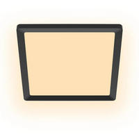 DECKENLEUCHTE SceneSwitch Schwarz - Schwarz, Kunststoff (39.5/39.5/3.7cm) - Philips