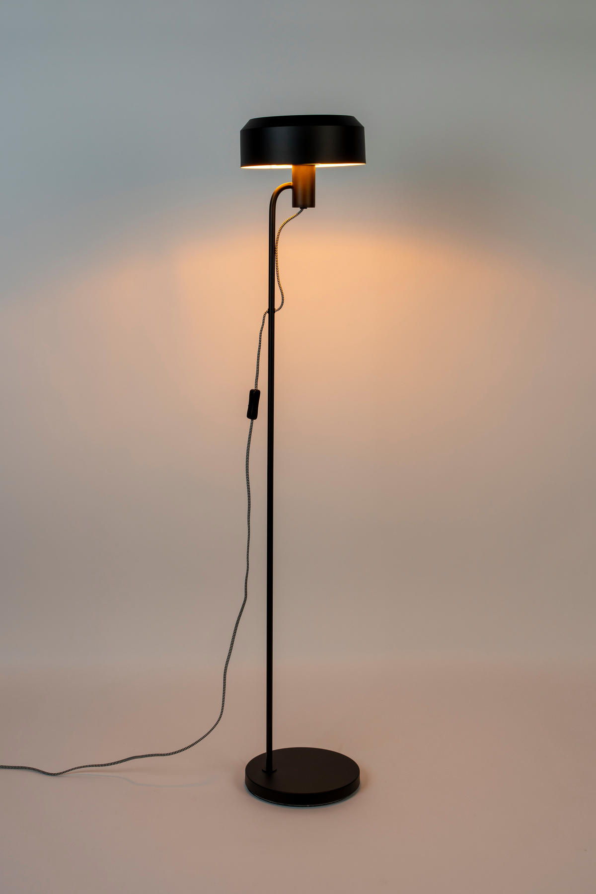 STEHLAMPE Landon - Schwarz - 24/24/135 cm - Schwarz, Metall (24/24/135cm)