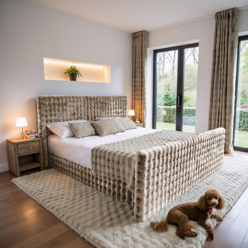 Thumbnail - Kaiser Möbel Boxbett, Hellbraun, Textil, H3, Rechteckig, 120x200 cm, Schlafzimmer, Betten, Boxspringbetten