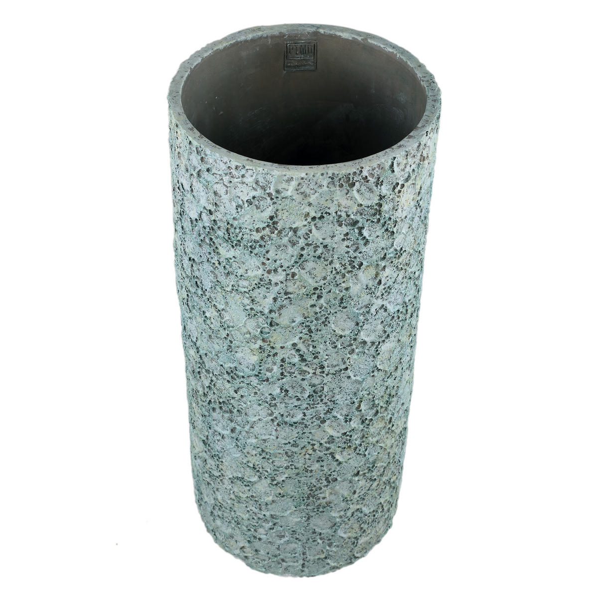 TOPF Darrel Blau 24/24/55cm - Blau, Stein (55cm) - PTMD Collection