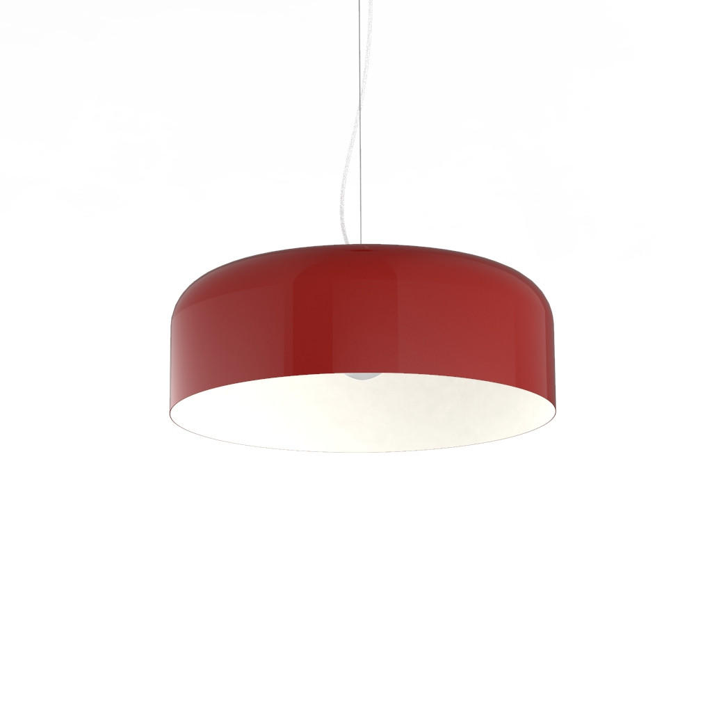 HÄNGELEUCHTE Tuzzi - Rot, Metall (50/50/12cm) - Lumicom