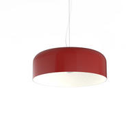 HÄNGELEUCHTE Tuzzi - Rot, Metall (50/50/12cm) - Lumicom