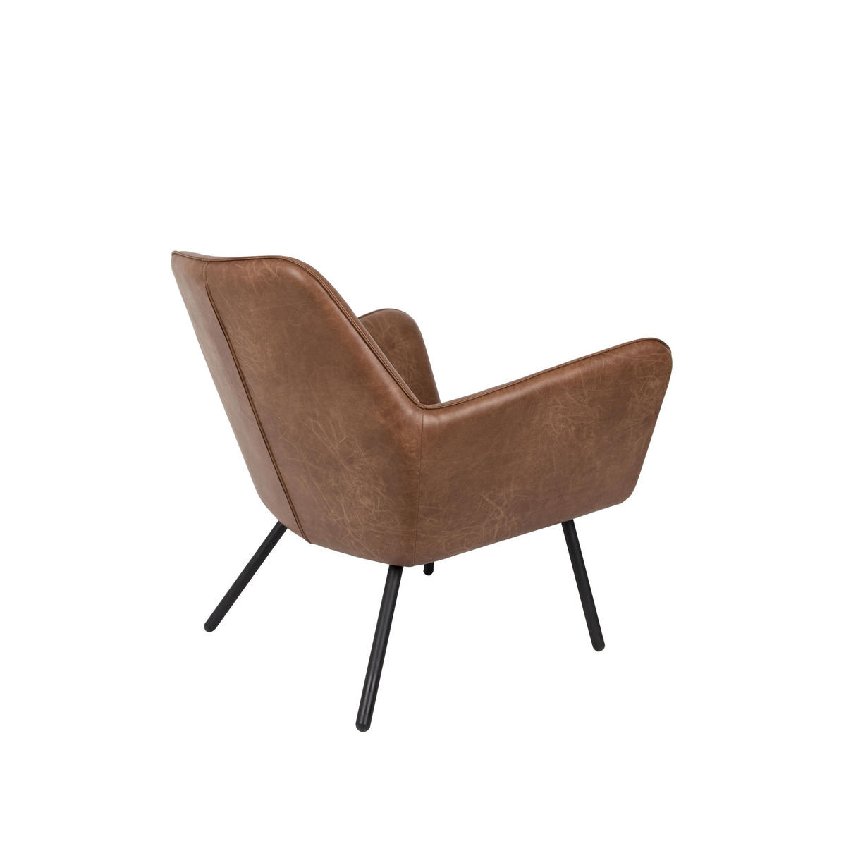 SESSEL Bon Braun - Braun, Textil (80/78/76cm) - Housecraft Living