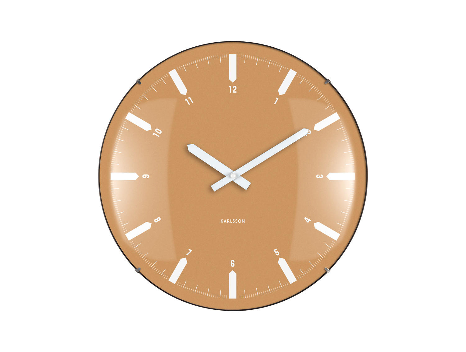 Karlsson Wanduhr Gelb 4.5x35x35 cm