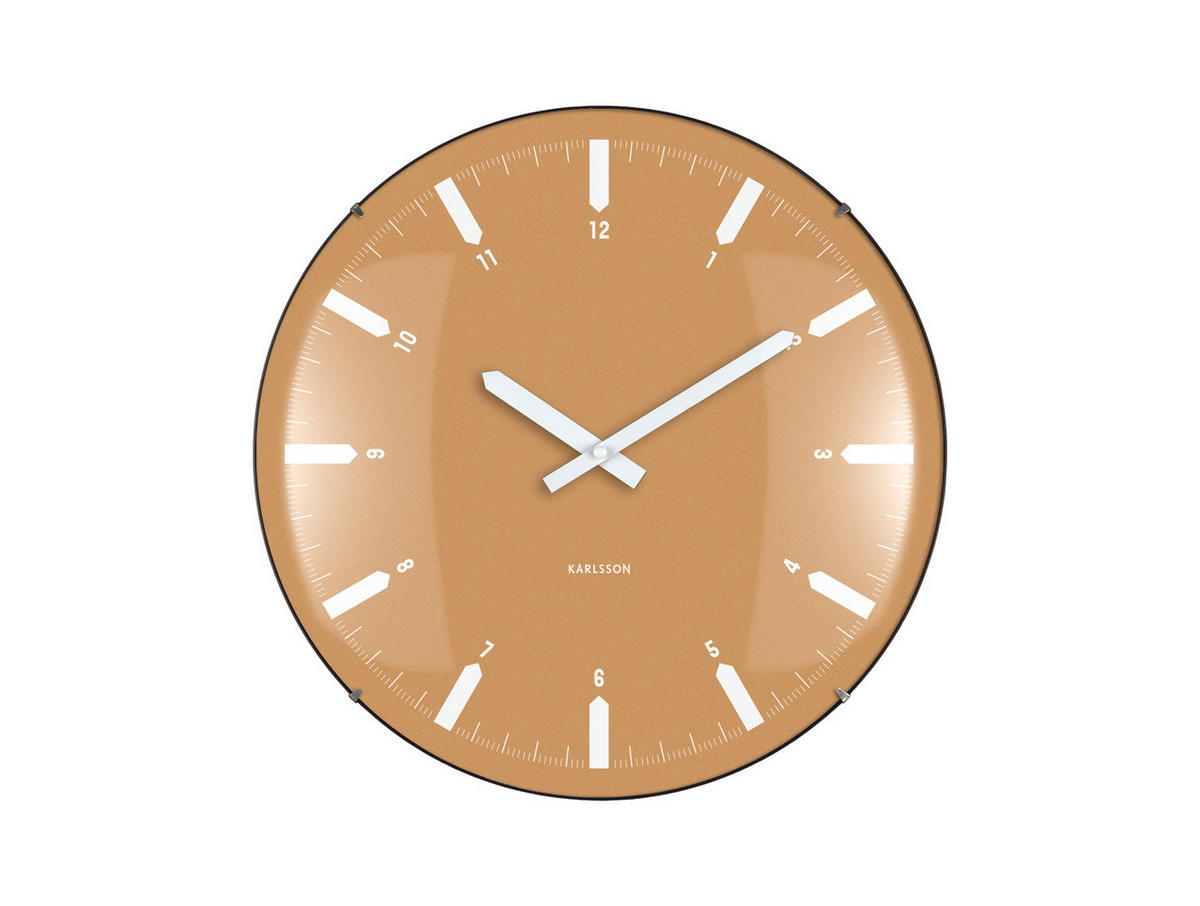 WANDUHR Realista Dome Gelb 35/4.5/35 cm - Gelb, Kunststoff (4.5/35/35cm) - Karlsson