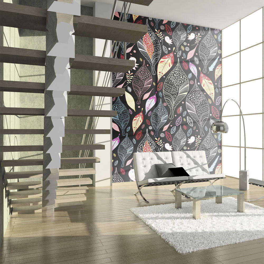 VLIESTAPETE Schwarz 200/154 cm - Multicolor/Schwarz, Textil (200/1cm) - KUNSTLOFT