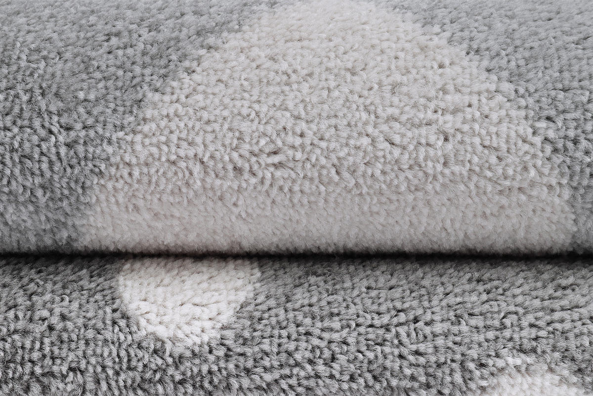 TEPPICH Weiß Pink 80/150 cm - Hellrosa/Weiß, Kunststoff (80/150cm) - Tapiso