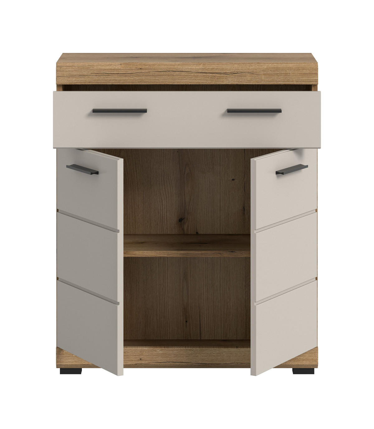 STANDSCHRANK SCOUT (B/H/T: ca. 74/88/31 cm) in Evoak Oak Nachbildung/- - Eichefarben, Holz (74/88/31cm)