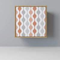 SIDEBOARD HAZY NOSTALGIA, Eichefarben, 57,5x42x57,5 cm, Ohne Füße - Eichefarben/Multicolor, Holzwerkstoff (57.5/57.5/42cm) - SpaceRebels