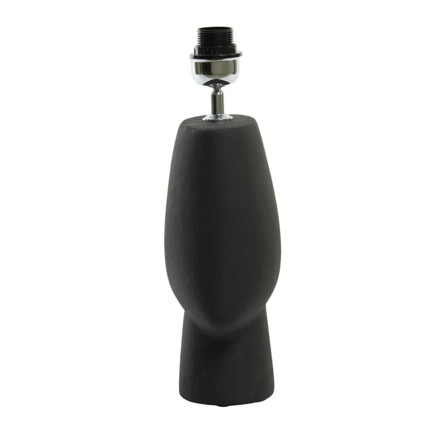 LAMPENFUSS CIARA 40 x 23 cm, schwarz, Keramik - Schwarz, Keramik (36/23/40cm) - Light & Living