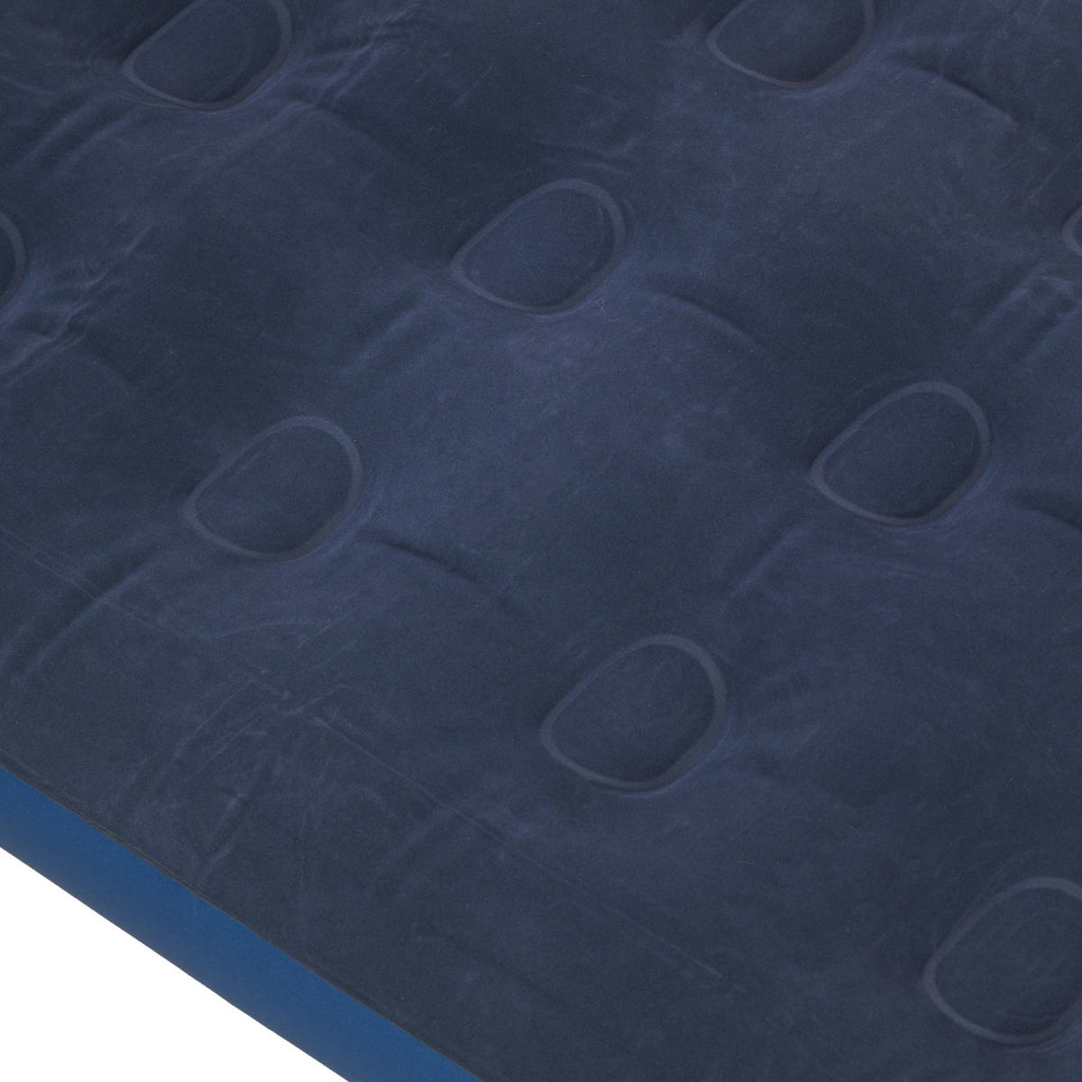 LUFTMATRATZE DE-18898 einfach, mit integrierter Handpumpe Blau - Blau, Kunststoff - ComfortXL