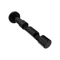 TRÄGER FÜR GARDINENSTANGEN 20 mm Ø, Prestige 2-läufig, Schwarz - Schwarz, Metall (16.2/4/4cm) - INTERDECO