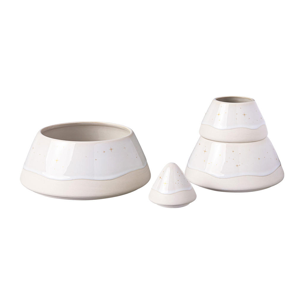 DOSE BAUM Winter Glow beige ø 18,8 cm - Beige, Keramik (18.8/15.5/18.8cm) - like.Villeroy & Boch