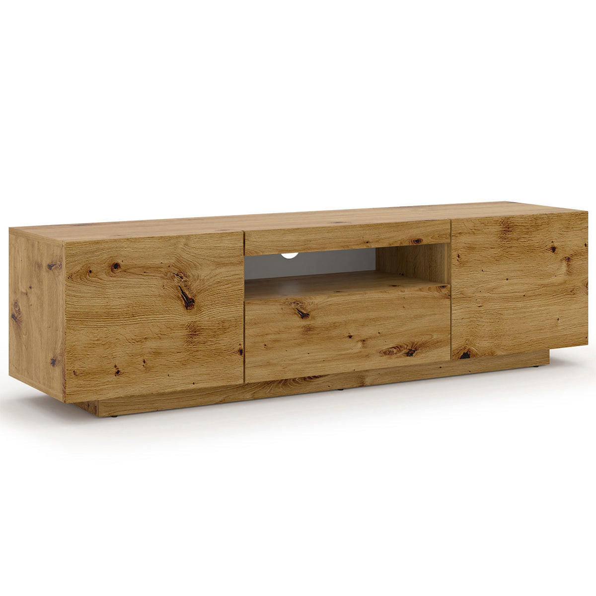 TV OMARICA Aurus Les - rjava, leseni material (150/36/37cm) - Petits-meubles