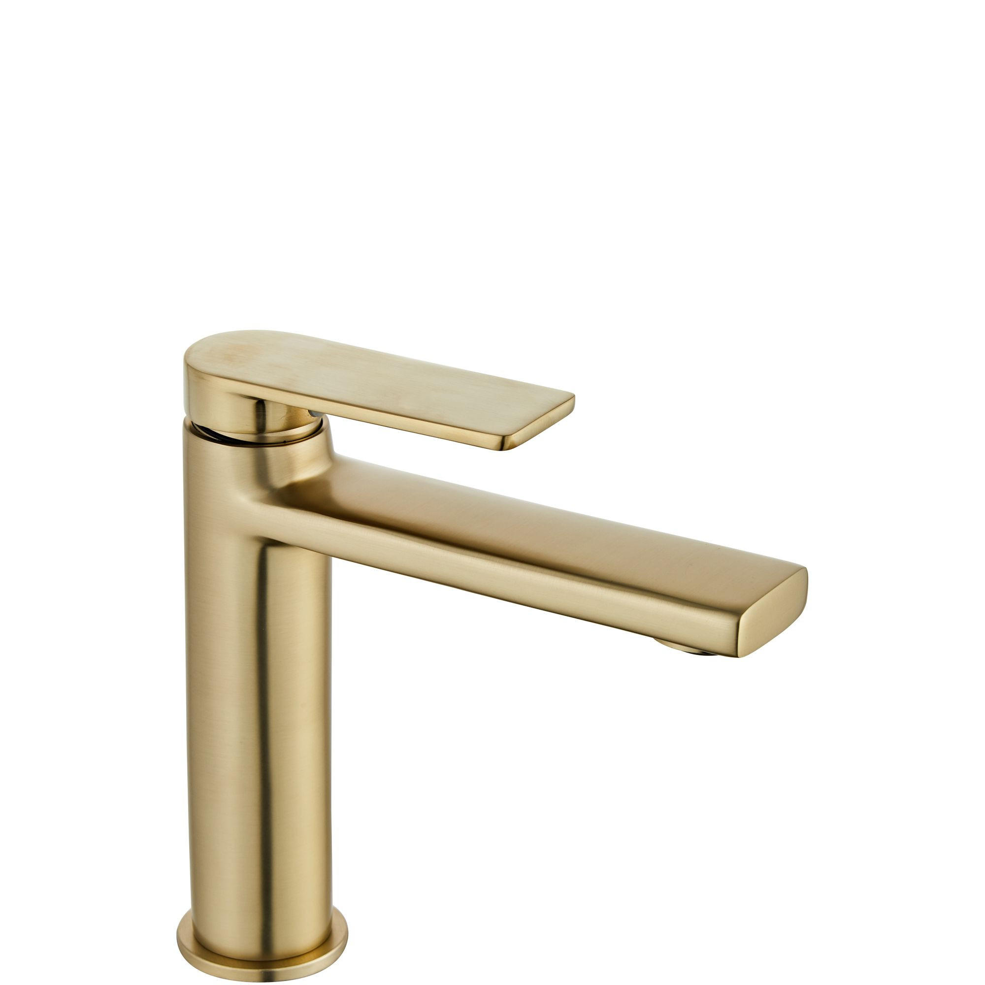 WASCHBECKENARMATUR Rea Verso Brush Goldlow - Goldfarben, Metall (4.5/16.5/15.5cm) - REA