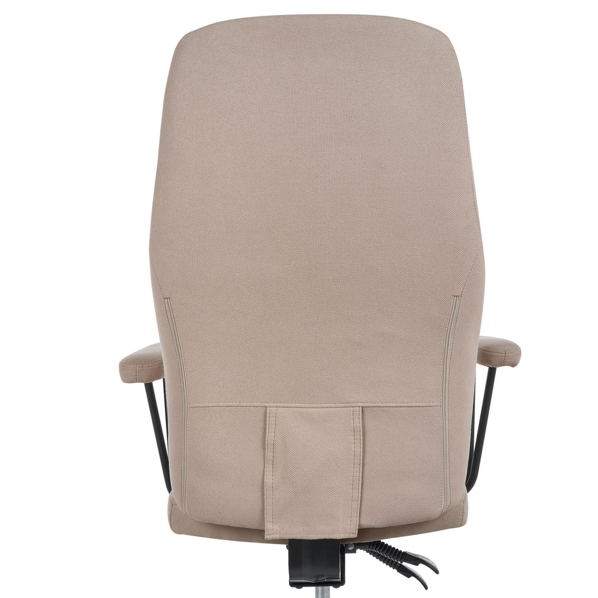 BÜROSTUHL Stoff Braun Melocush - Braun, Textil (75/106/66cm) - Beliani