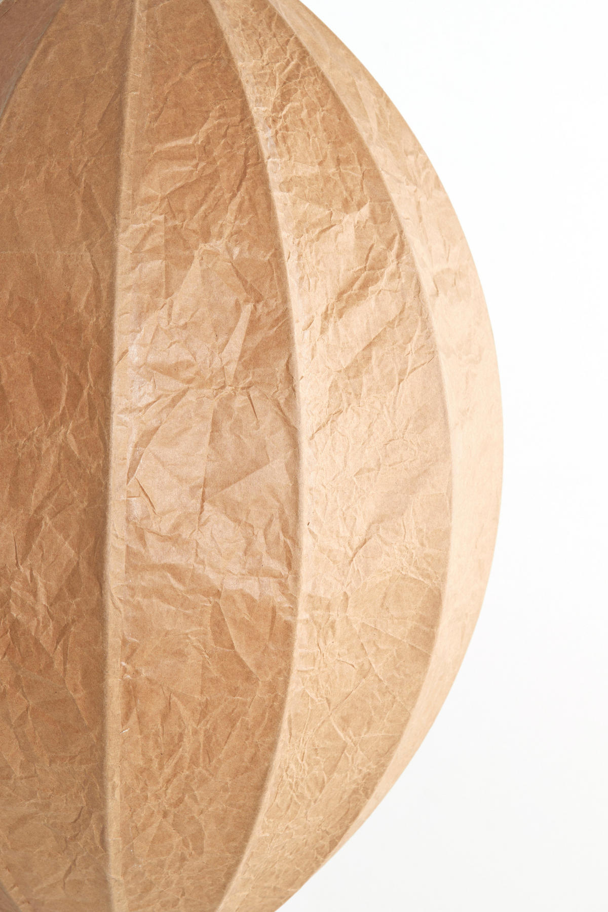 HÄNGELAMPE Milatos - Braun - 38/38/51 cm - Braun, Textil (38/38/51cm) - Light & Living