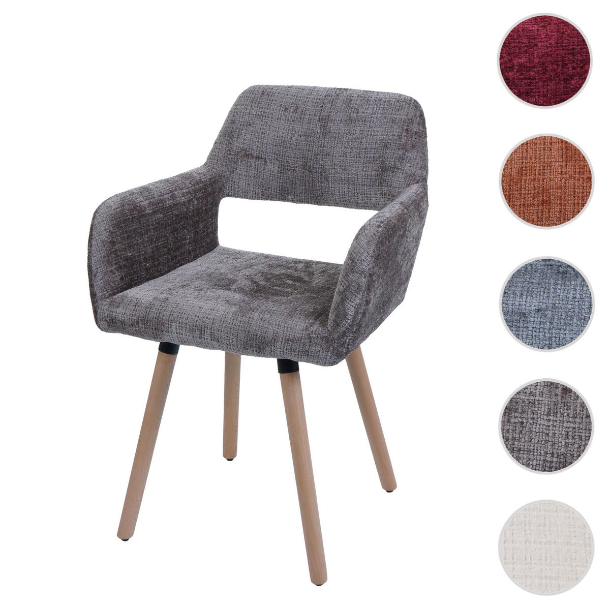 ESSZIMMERSTUHL Braun - Braun, Textil (56/80/53cm) - MCW