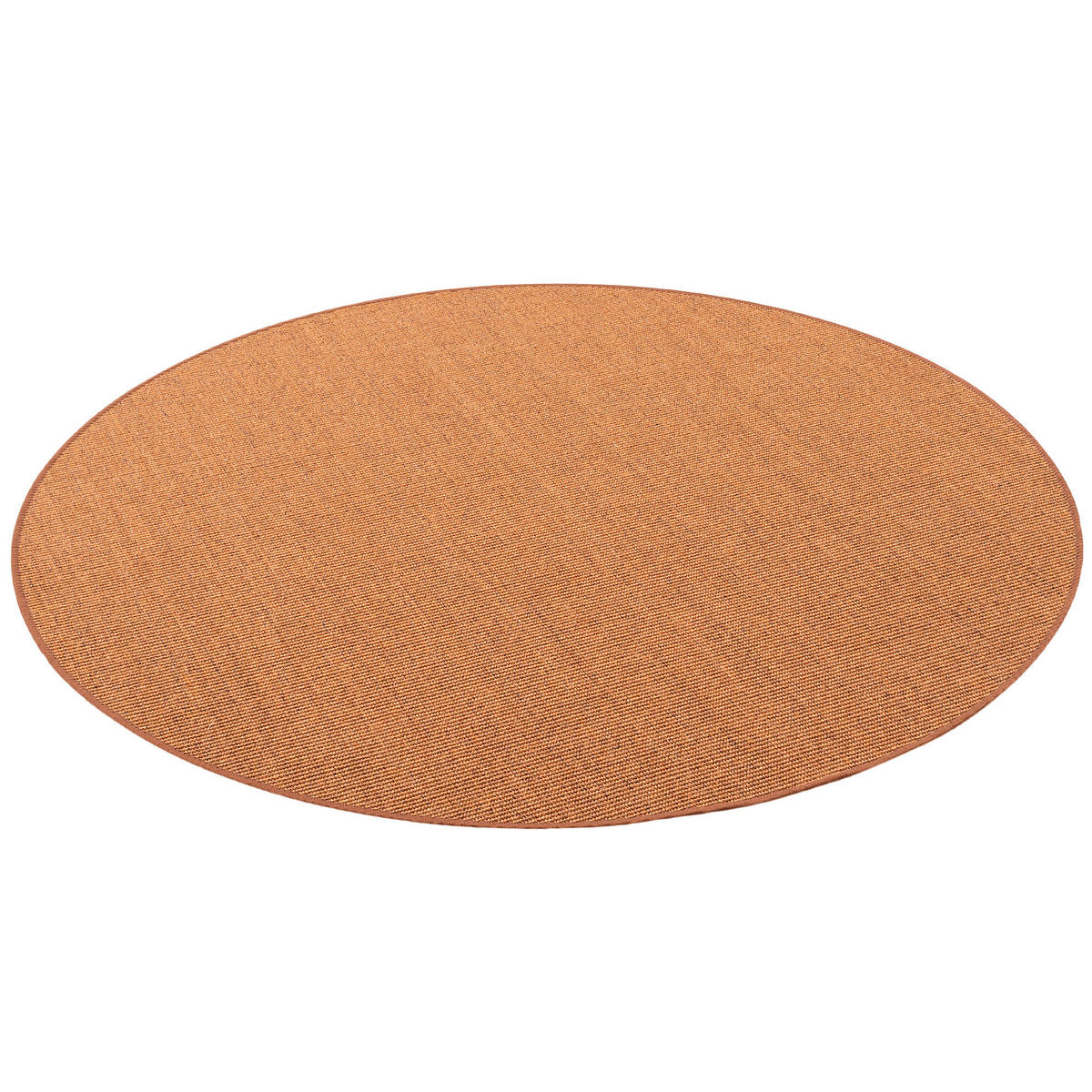 SISAL NATUR TEPPICH RUND - Braun, Textil (133/133cm) - Snapstyle