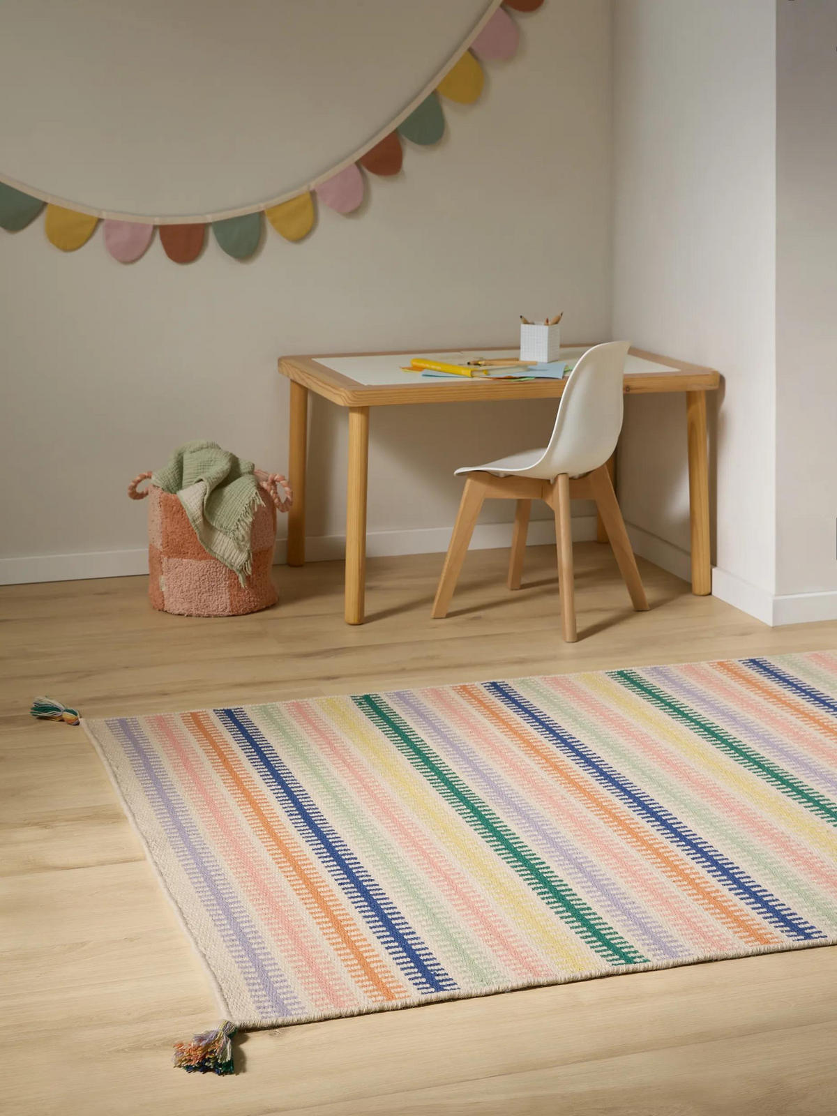 KINDERTEPPICH Lulu Multicolor 120/170 cm - Multicolor, Naturmaterialien/Textil (120/170cm) - benuta