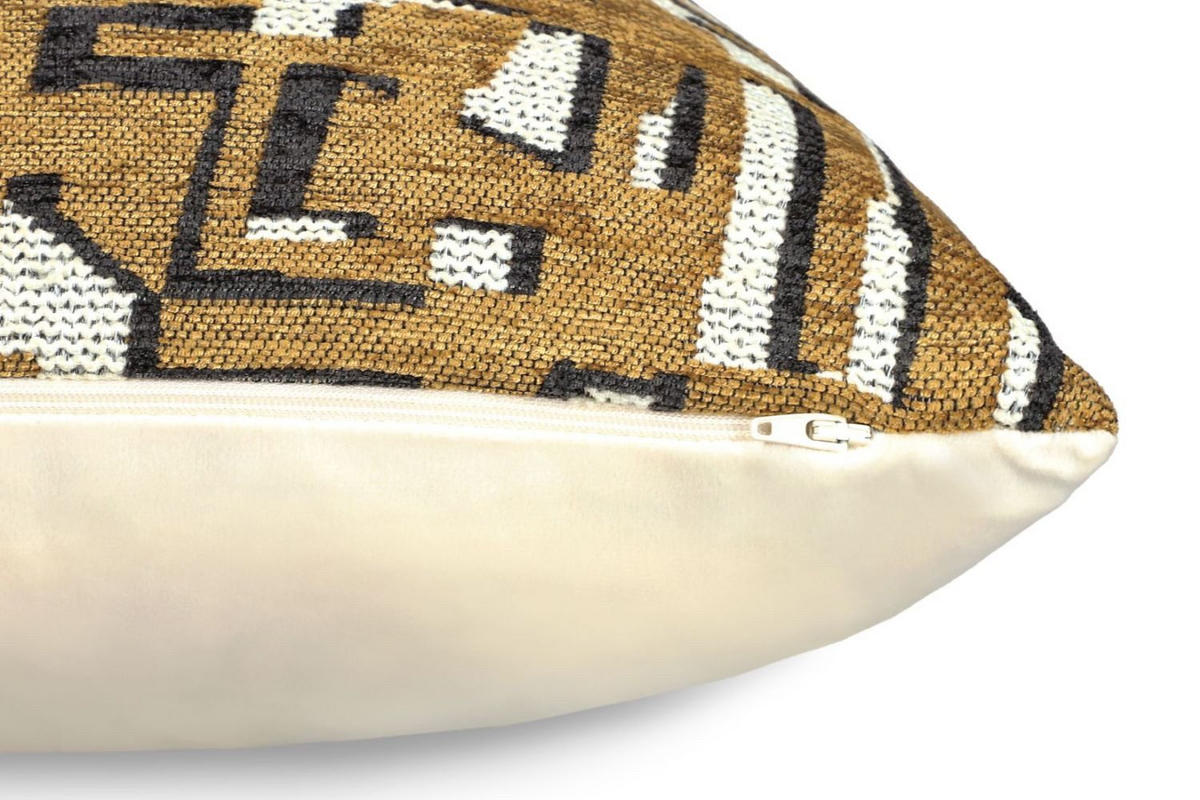 KISSENHÜLLE Nic mustard 45x45cm - Multicolor, Textil (45/45cm) - Esprit