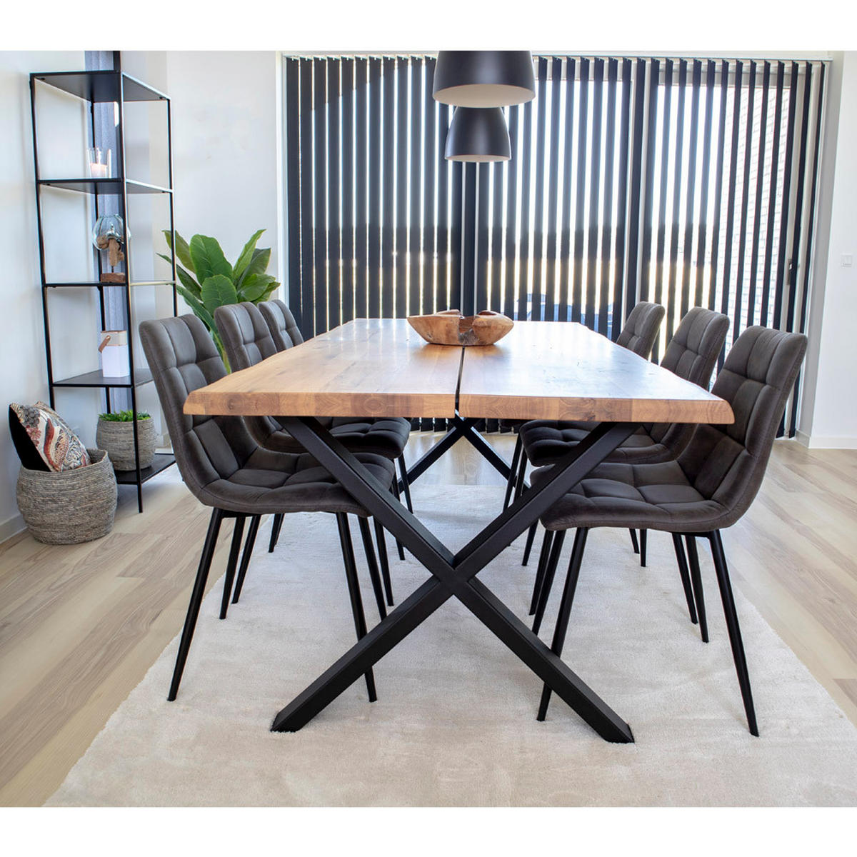 ESSTISCH 95x200 cm Eiche - Eiche Wotan, Holzwerkstoff (200/95/76cm) - ebuy24