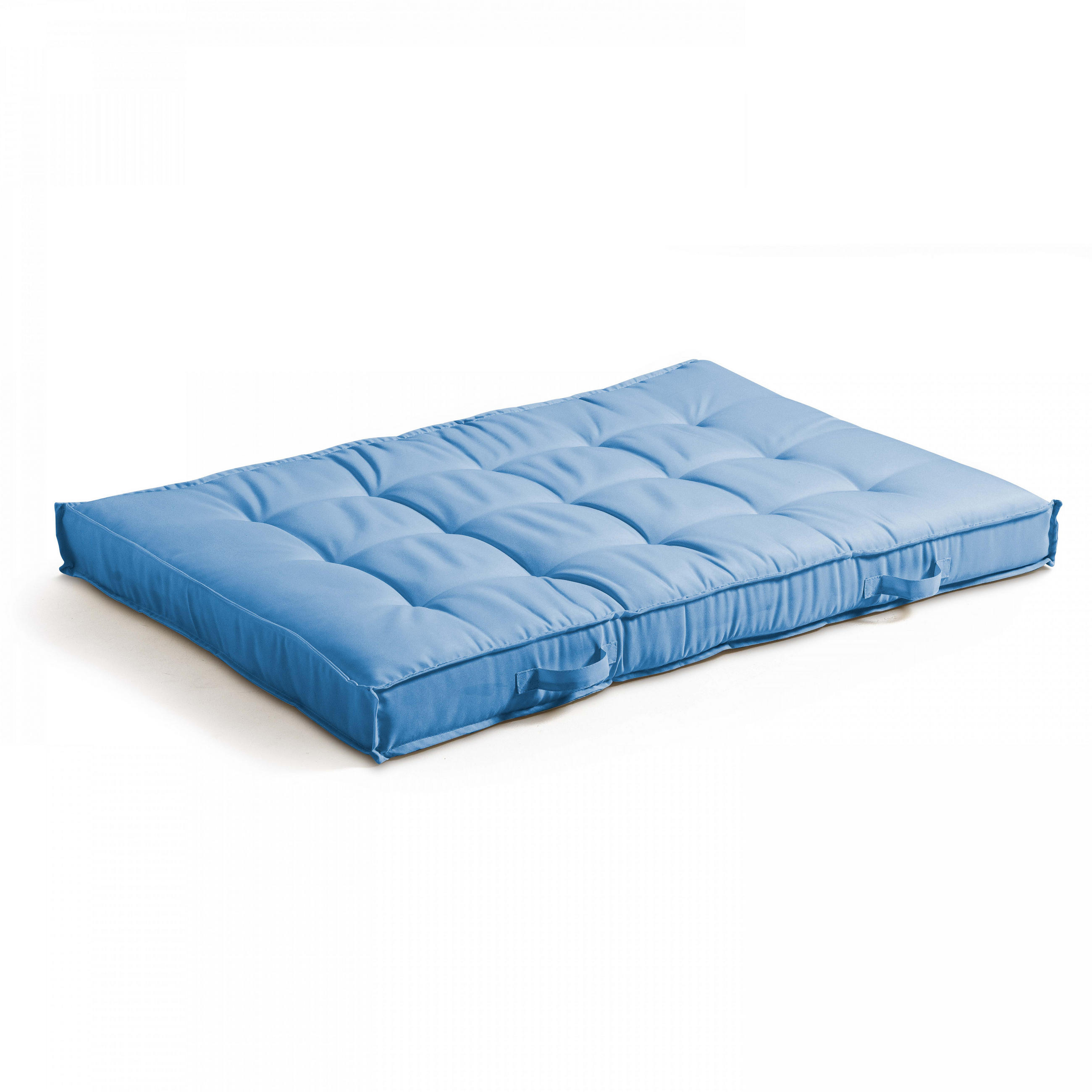 KISSEN, Blau - Blau, Textil (80/12/120cm) - Oviala