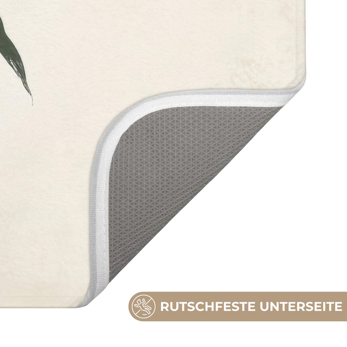WC PŘEDLOŽKA Japandi - Bambus - béžová 40x60 cm - ecru, textil/plast (40/1cm) - OnlyWow