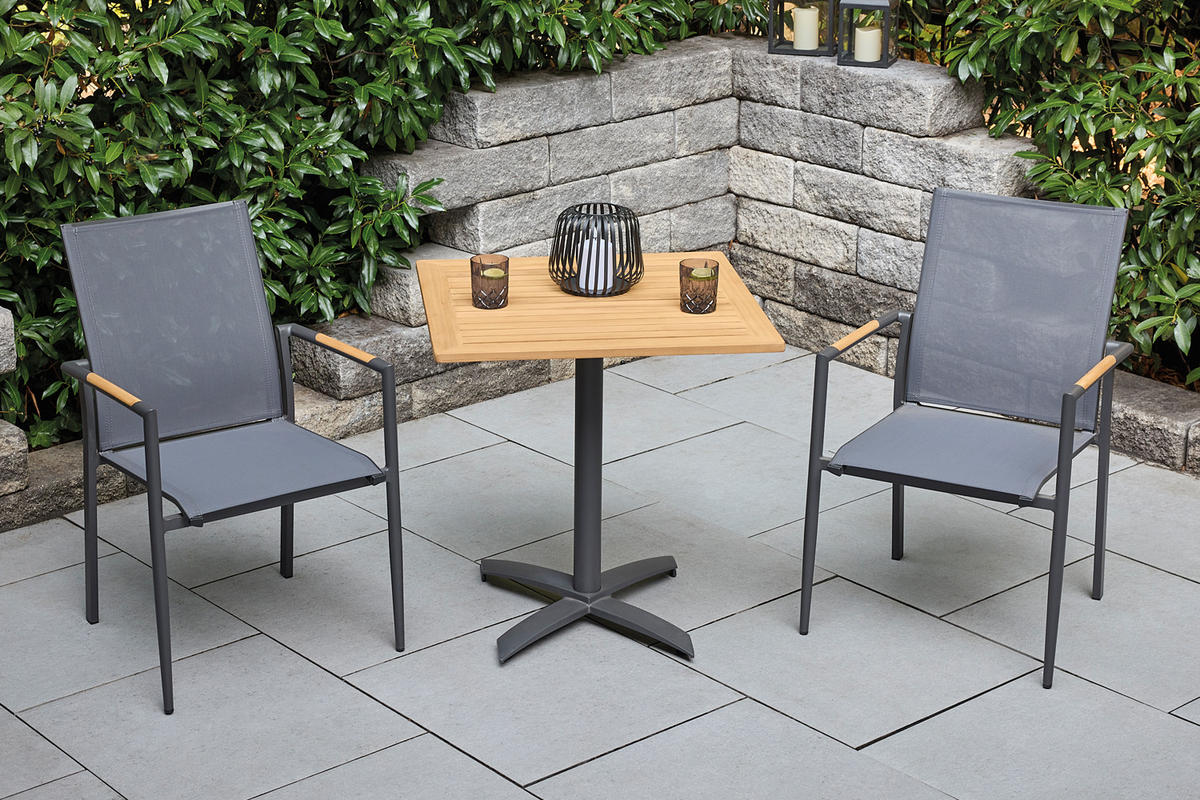 STAPELSTUHL Mogli 67x56x88 cm, Metall, Anthrazit - Anthrazit, Metall (56/88/67cm) - dasmöbelwerk