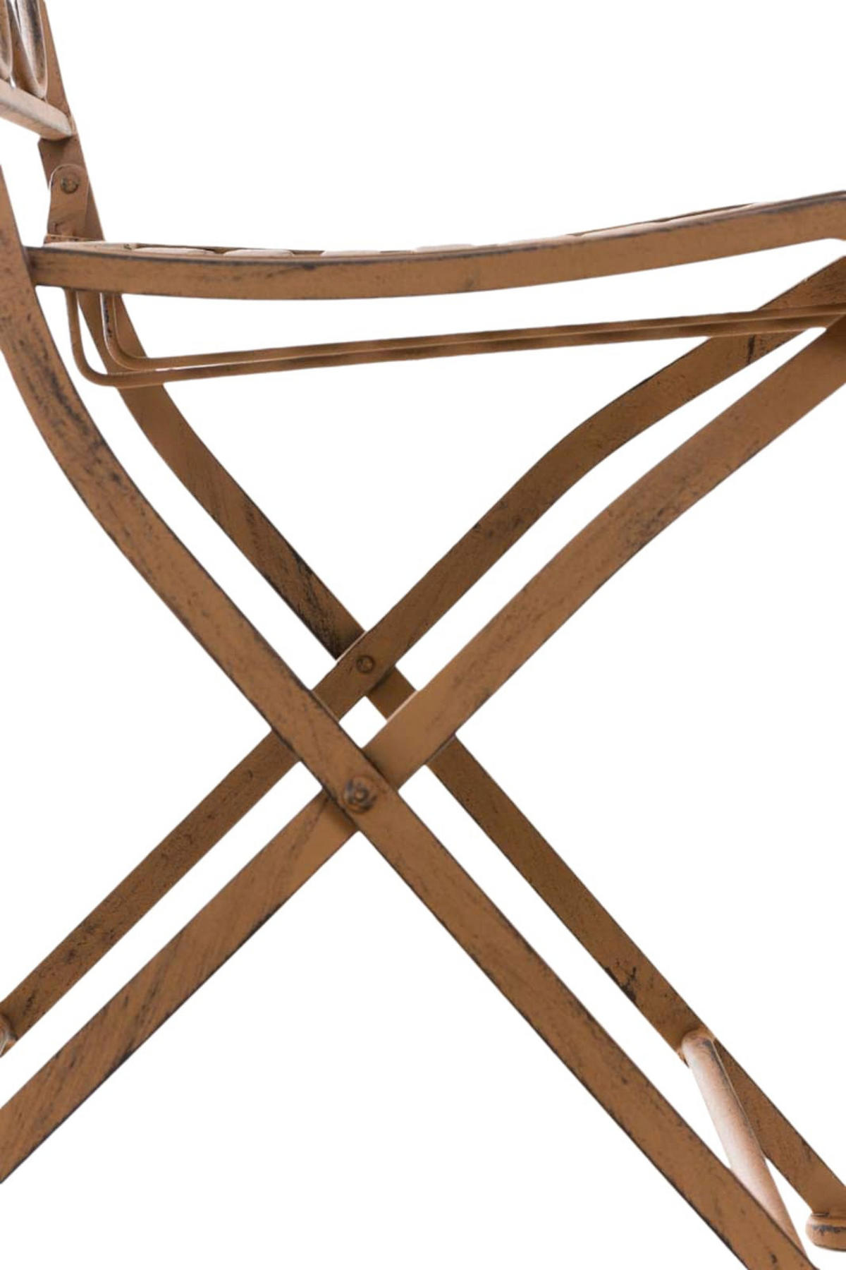 STÜHLE Sidan - 2er Set antik braun - Braun, Metall (42/91.5/49cm) - TPFGarden