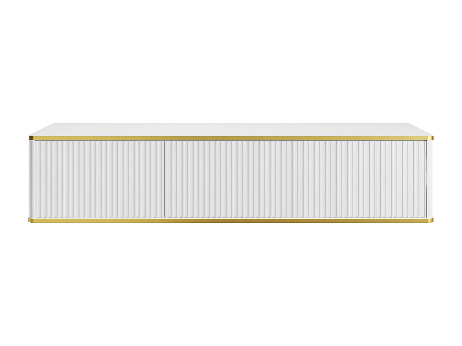 WASCHBECKENUNTERSCHRANK - 150 cm x 47 cm - Holz, Platte - Weiß - KELIZA - Weiß, Holz (150/54/47cm) - Vente-Unique